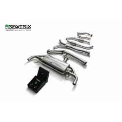 Catback Armytrix en acier inoxydable avec valves pour Mercedes Benz X253 GLC43 AMG Coupé/SUV