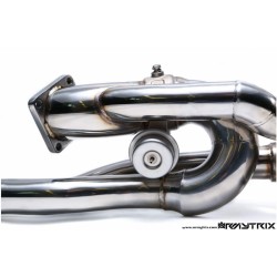 Catback Armytrix en acier inoxydable avec valves, sorties noires mates pour Porsche 911 Turbo  (930) Turbo