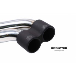 Catback Armytrix en acier inoxydable avec valves, sorties noires mates pour Porsche 911 Turbo  (930) Turbo