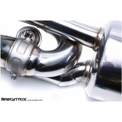 Catback Armytrix en acier inoxydable avec valves, sorties noires mates pour Porsche 911 Turbo  (930) Turbo