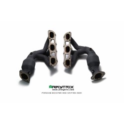 Catback Armytrix en acier inoxydable avec valves, sorties carbone pour Porsche 981 Cayman / S / GTS / GT4