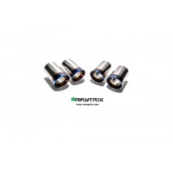Catback Armytrix en acier inoxydable avec valves, sorties bleues pour Porsche Panamera 970 /4/S/4S/GTS