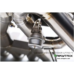 Catback Armytrix en titane avec valves, sorties en titane pour Lamborghini Aventador LP700-4 / LP720-4