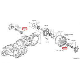 Joint spy pont arrière OEM Genuine Nissan R35 GTR