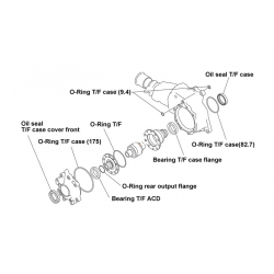 Kit refection pont avant ACD Mistubishi Evo 5 - 6