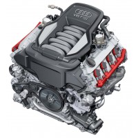 Catégorie MK1 Facelift V8 4.2 FSI Coupe/Spider - GL Racing Shop : Catback Armytrix en titane avec valves, sorties bleues pour...